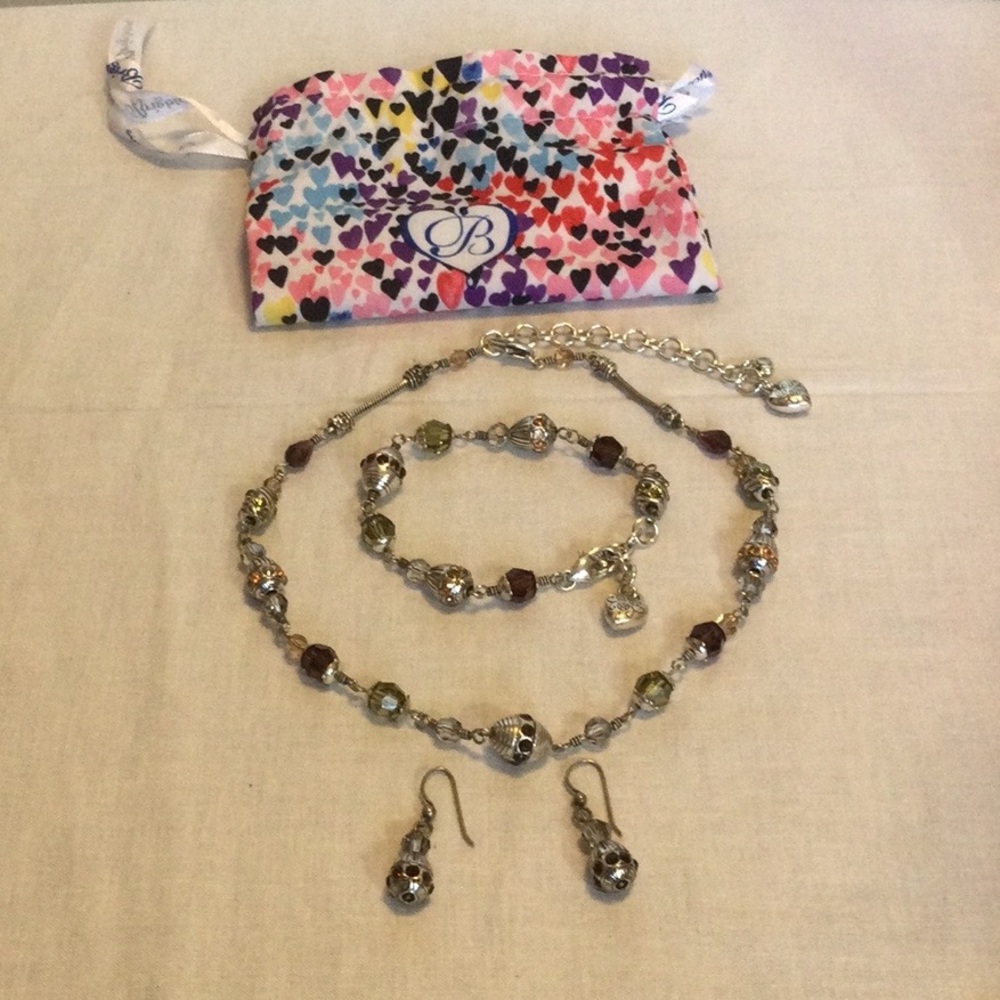 Brighton Jewel Fantasy  Choker/Bracelet/Earrings Set